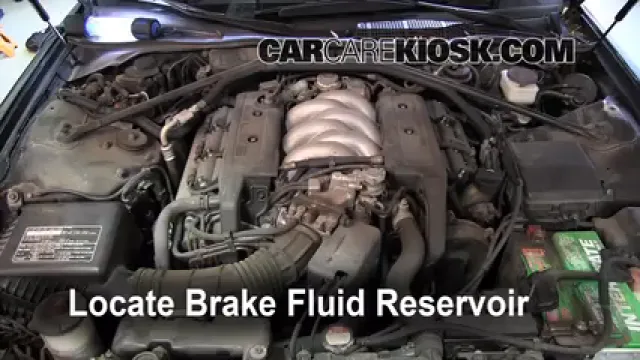 1993 Acura Legend L 3.2L V6 Sedan (4 Door) Brake Fluid Check Fluid Level
